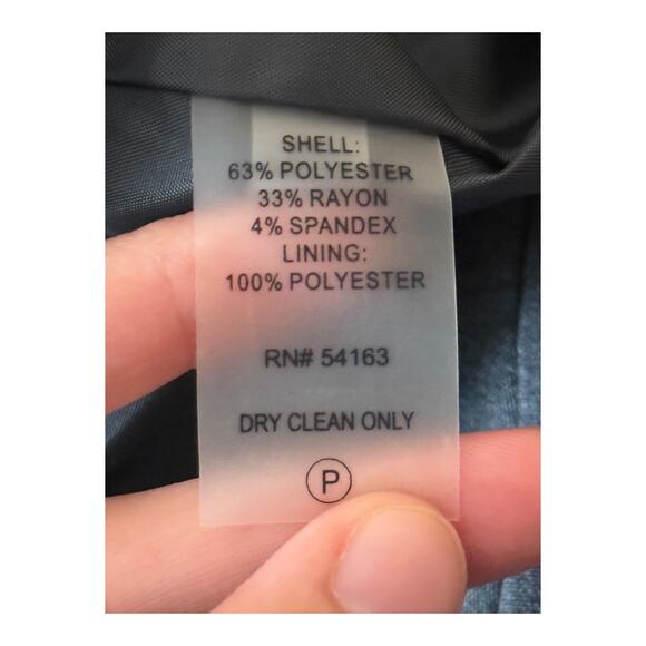 Calvin Klein tailored pencil skirt gray size 14W - Picture 5 of 6